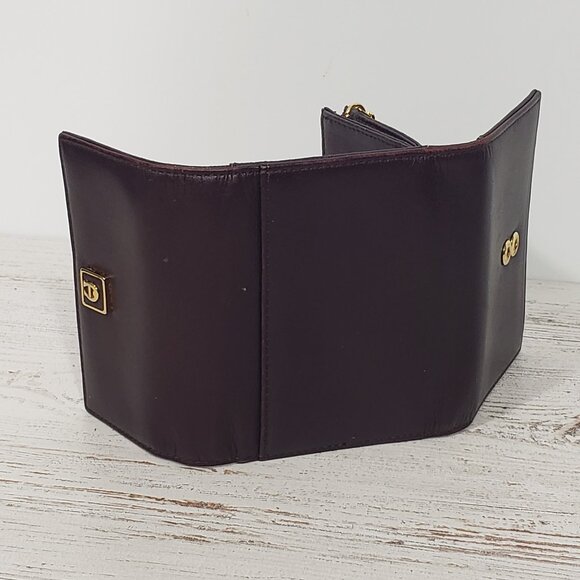 Vintage Oxblood Leather Aigner Keychain Wallet - Picture 2 of 6